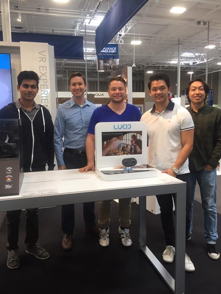 With the team launching LucidCam at Best Buy, Mountain View, CA